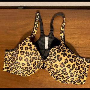 Leading Lady Cheetah Front Closure Razorbacks Bra
